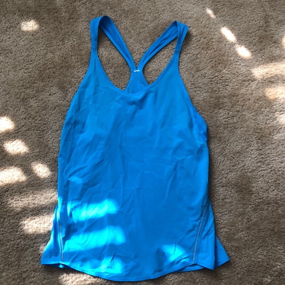 lululemon athletica Tops - Lululemon blue sweat wicking tank